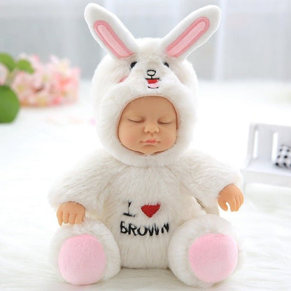 Kids Accompany Sleep Cute Face Plush Animal Doll Toy