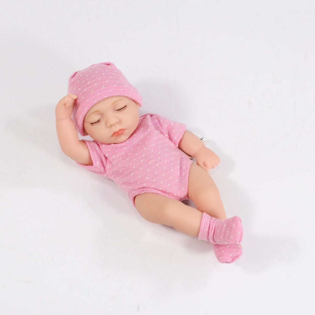 20cm Mini Silicone Reborn Doll - Waterproof, Cute Bebe Toy