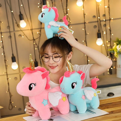 Soft Cute Unicorn Plush Stuffed Cute Key Bag