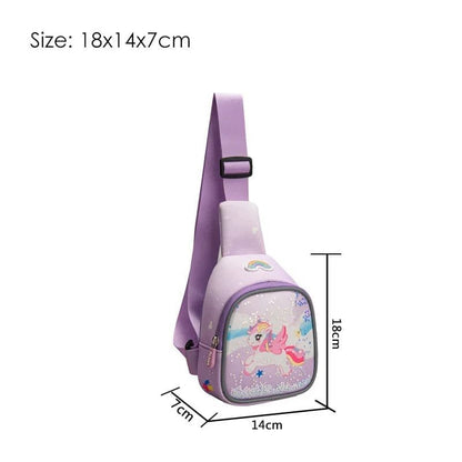 Pink Unicorn Backpack for Kids: Kawaii Kindergarten Schoolbag