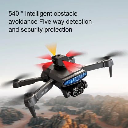New D6 Mini Drone - 8K Camera, Obstacle Avoidance, Foldable Quadcopter Gift