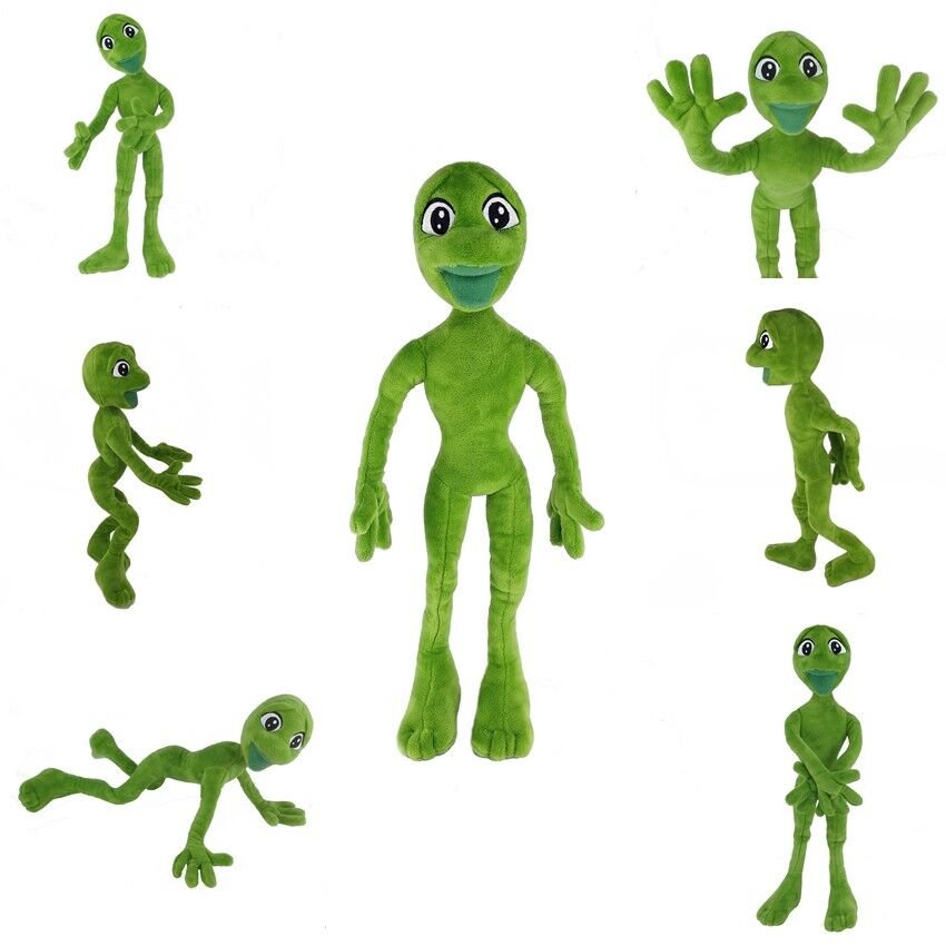 Wiggly Green Alien Dance Plush Toy