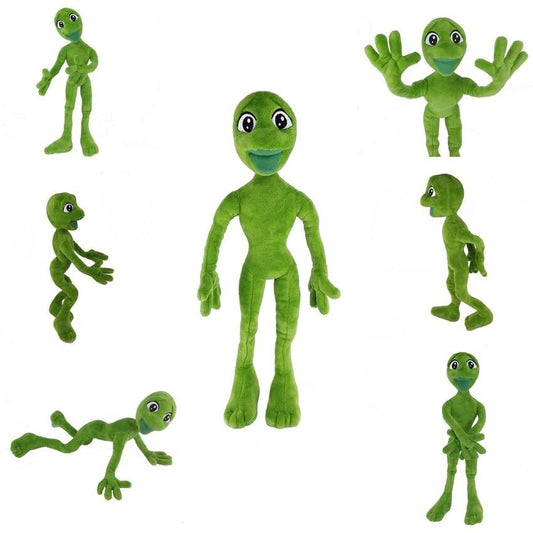 Wiggly Green Alien Dance Plush Toy