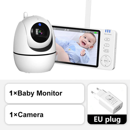 5" PTZ Video Baby Monitor with 300m Range