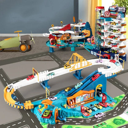 Dinosaur Parking Lot Racing Track Set (Model LYY04)