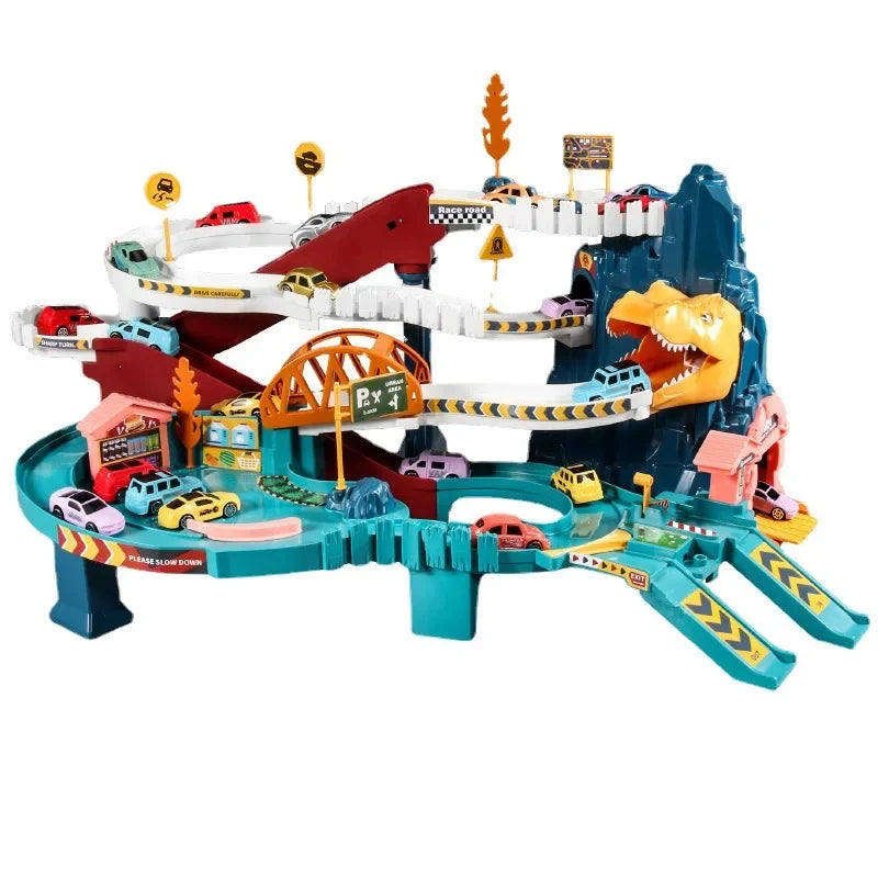 Dinosaur Parking Lot Racing Track Set (Model LYY04)