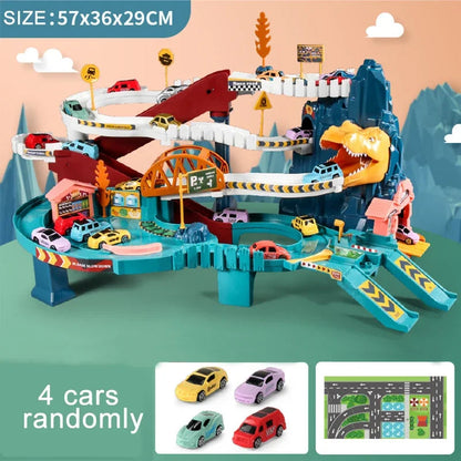 Dinosaur Parking Lot Racing Track Set (Model LYY04)