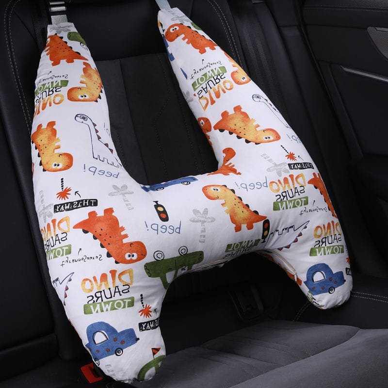 U-Shape Kids Travel Pillow with Cute Animal Pattern