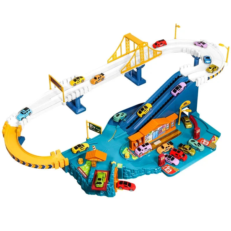 Dinosaur Parking Lot Racing Track Set (Model LYY04)
