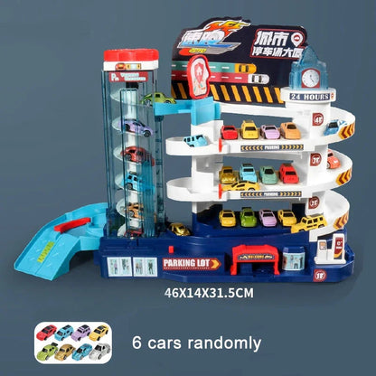 Dinosaur Parking Lot Racing Track Set (Model LYY04)