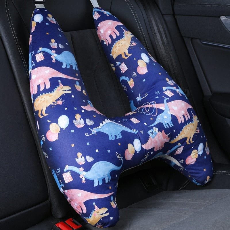 U-Shape Kids Travel Pillow with Cute Animal Pattern