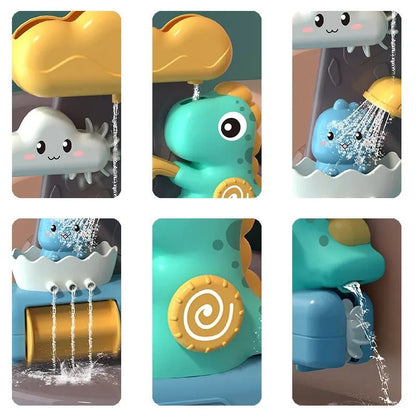 Cartoon Dinosaur Pipe Bath Toy, Baby Shower Water Game Gift