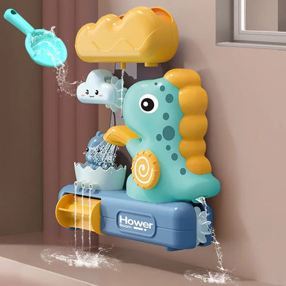 Cartoon Dinosaur Pipe Bath Toy, Baby Shower Water Game Gift