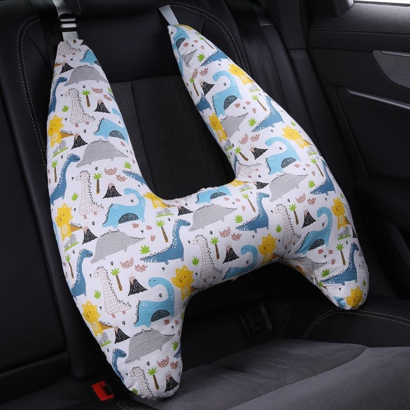 U-Shape Kids Travel Pillow with Cute Animal Pattern