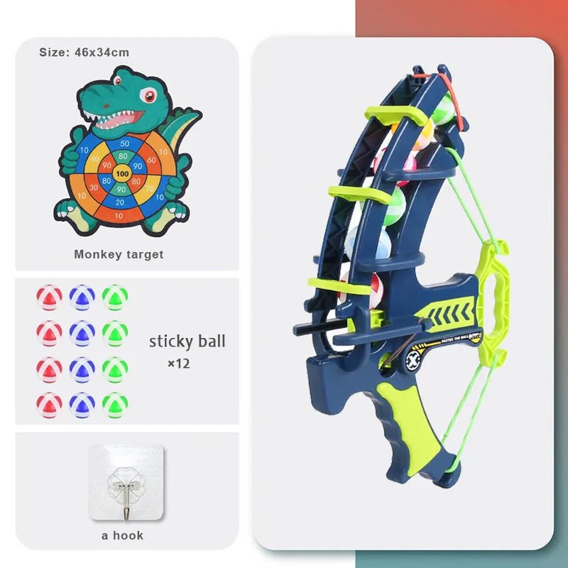 Dinosaur Slingshot Target Game: Kids' Outdoor Fun Toy