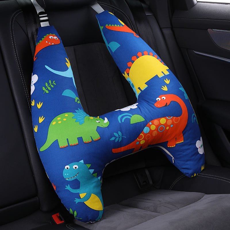 U-Shape Kids Travel Pillow with Cute Animal Pattern