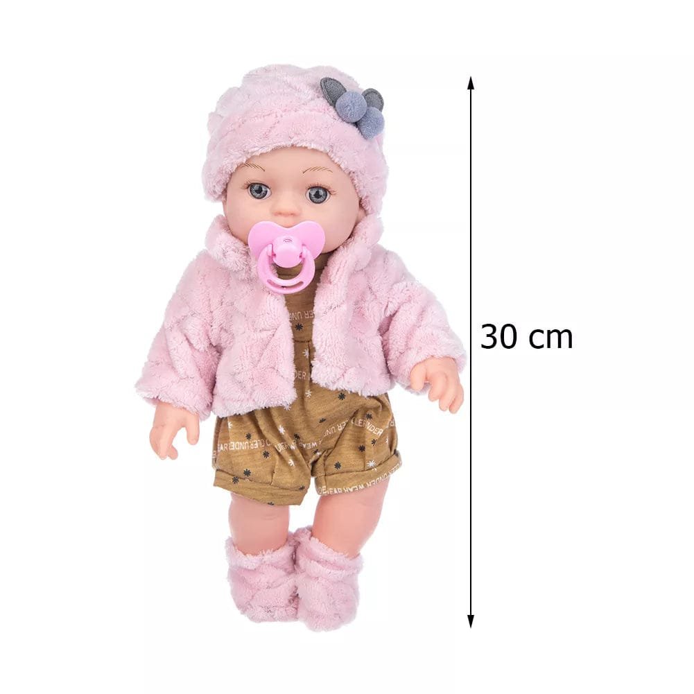 12" DIY Unfinished Reborn Doll - Vinyl, Dress-Up Simulation