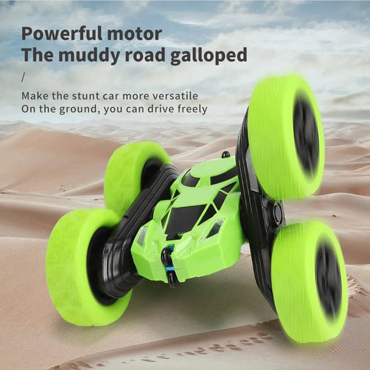 Double Sided RC Stunt Car 360° Rotation 2.4G Remote Boys Toy