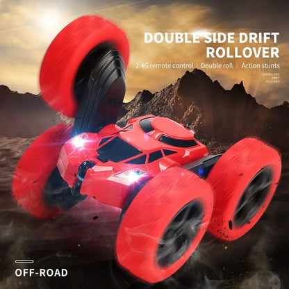 Double Sided RC Stunt Car 360° Rotation 2.4G Remote Boys Toy