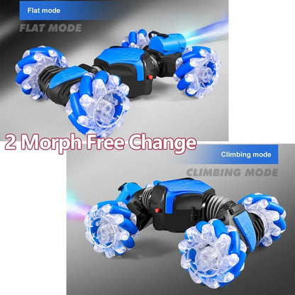 Gesture Sensing RC Stunt Car - 360° Drift, Spray, High Speed