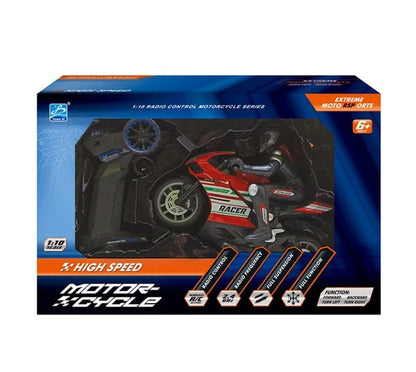 1:10 Scale Ducati RC Motorcycle - 35M Range, 4CH Off-Road Toy