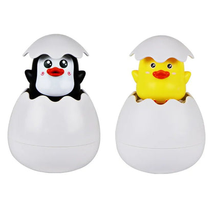 Cute Duck & Penguin Egg Water Spray Bath Toys for Kids