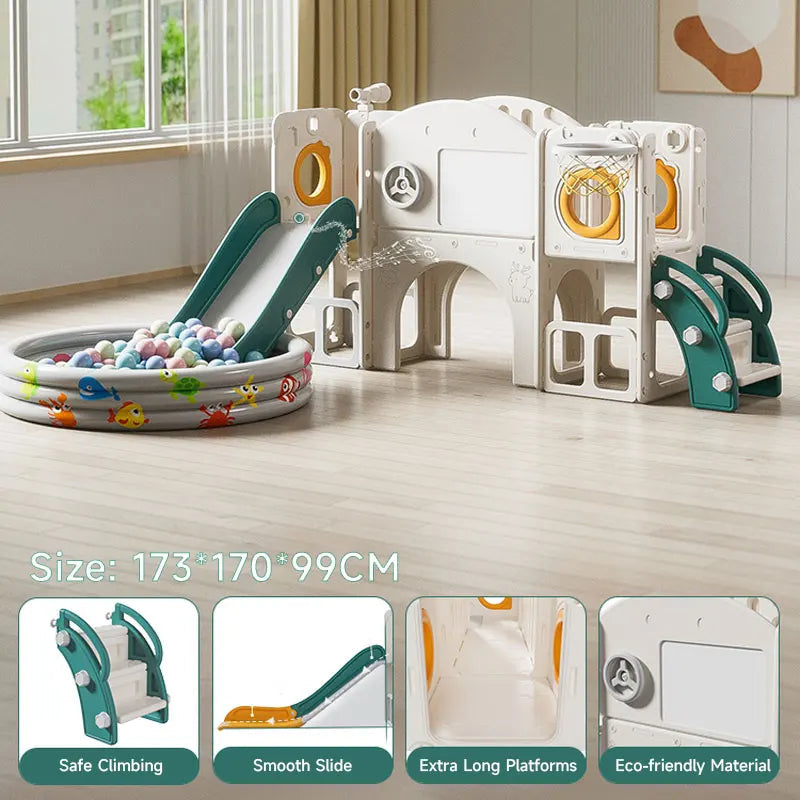Custom Kids Playground Plastic Slide – Monle ML-21117