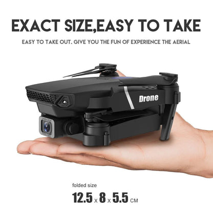 E525 New Quadcopter - E88 Pro WIFI FPV Drone, 4K Camera, Foldable RC Gift Toy