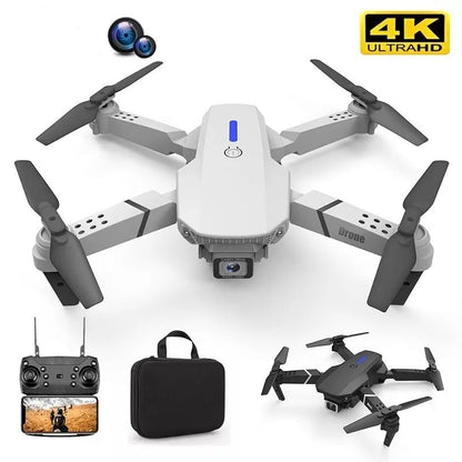 E525 New Quadcopter - E88 Pro WIFI FPV Drone, 4K Camera, Foldable RC Gift Toy