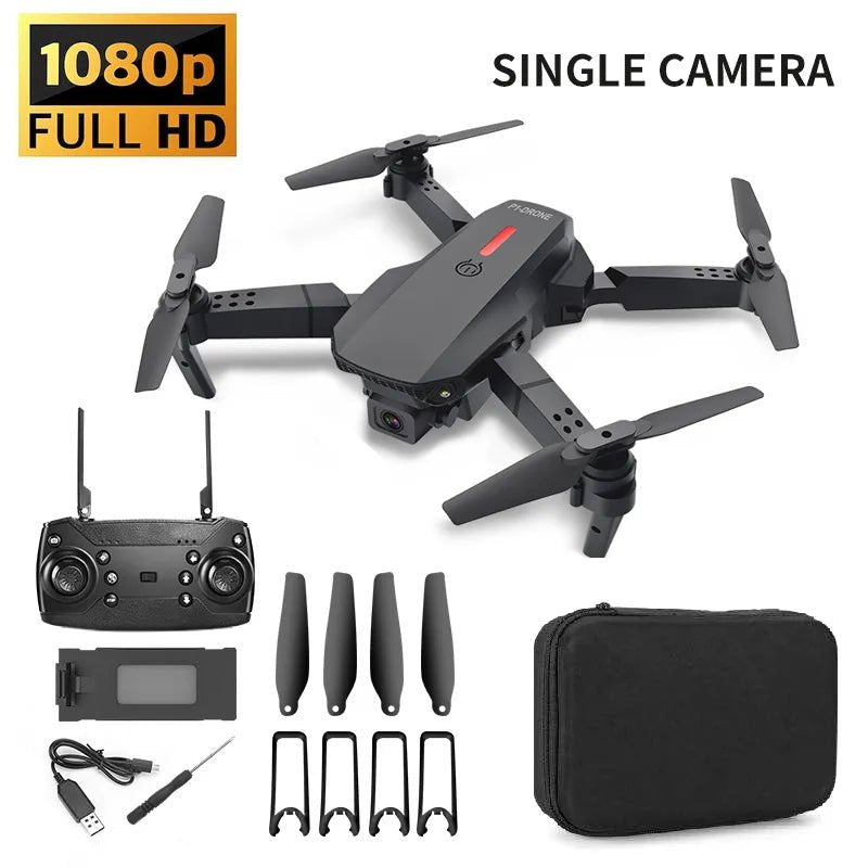2025 E88 4K Foldable RC Drone (Dual-Camera Option) by KBDFA