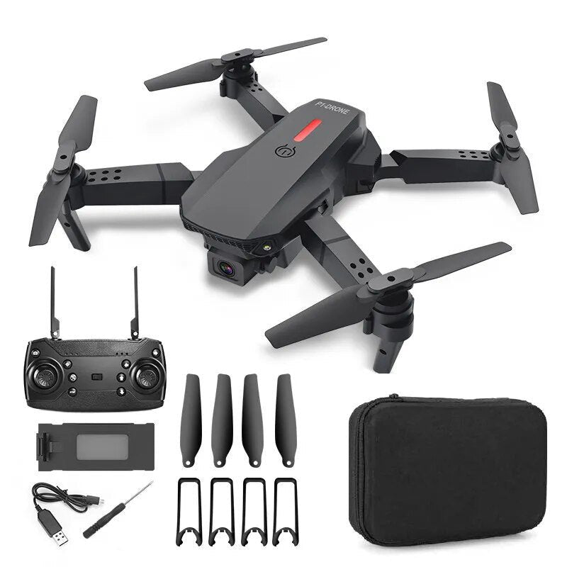 2025 E88 4K Foldable RC Drone (Dual-Camera Option) by KBDFA