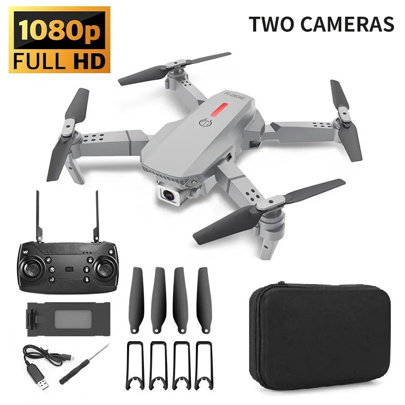 2025 E88 4K Foldable RC Drone (Dual-Camera Option) by KBDFA