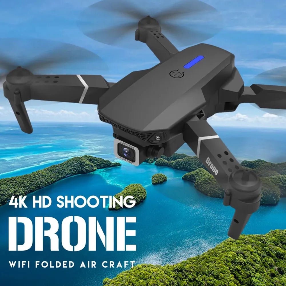 E88 Pro Drone - 4K HD Dual-Camera, Wide-Angle RC Quadcopter Airplane Toy