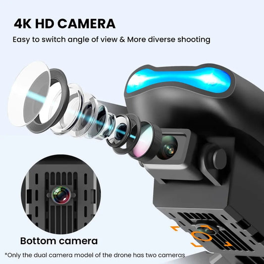 E99 K3 Pro HD 4k Drone - Mini RC, WIFI, Aerial Photo Quadcopter Toy
