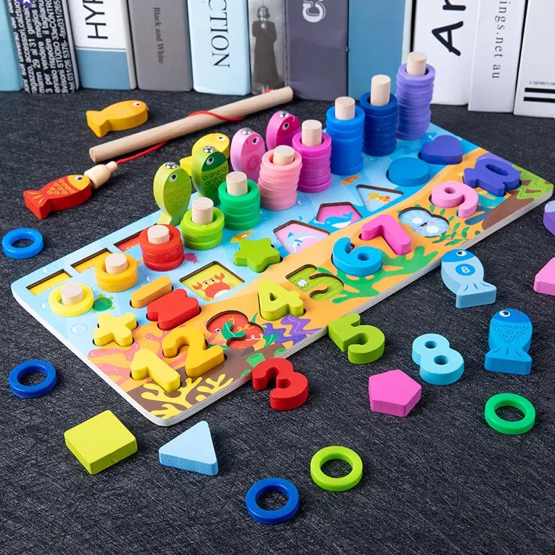 Montessori Wooden Math Puzzle: Kids' Educational Toy