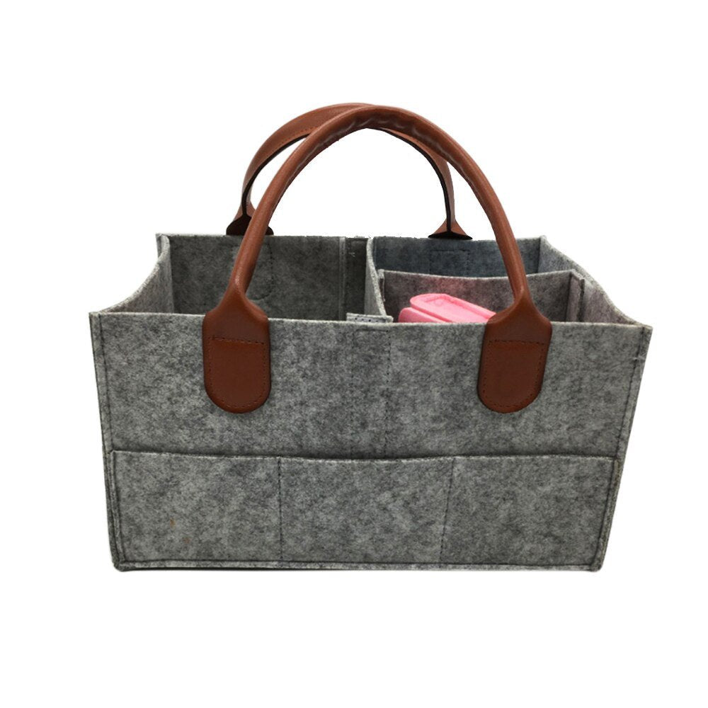 Foldable Cloth Storage Baby Large Size Diaper Caddy Changing Table Organiser Toy Storage Basket