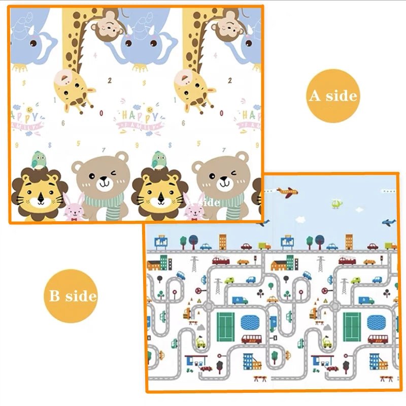 Eco-Friendly Thick EPE Baby Crawling Mat - Folding Play Rug