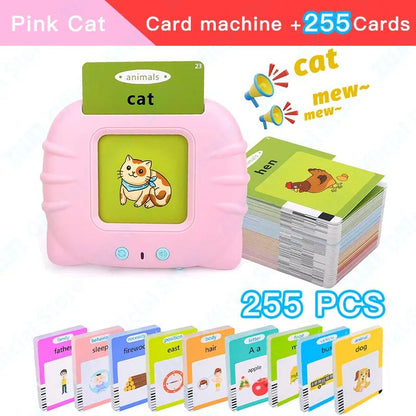 Montessori Audio Flash Cards: English Learning Electronic Book for Kids