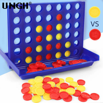 Classic Family Board Game: Four in a Row Bingo Chess