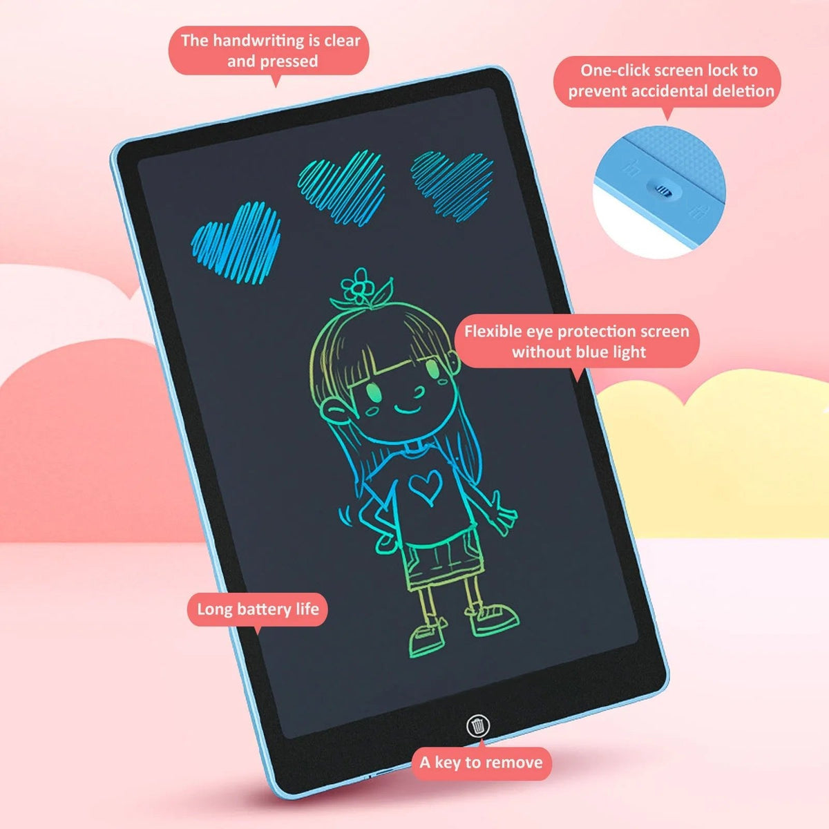 LCD Drawing Tablet: Educational Toy for Kids