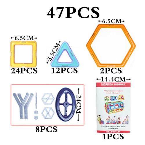 Magnetic Technic Plastic Building Blocks Assembly Toys For Children