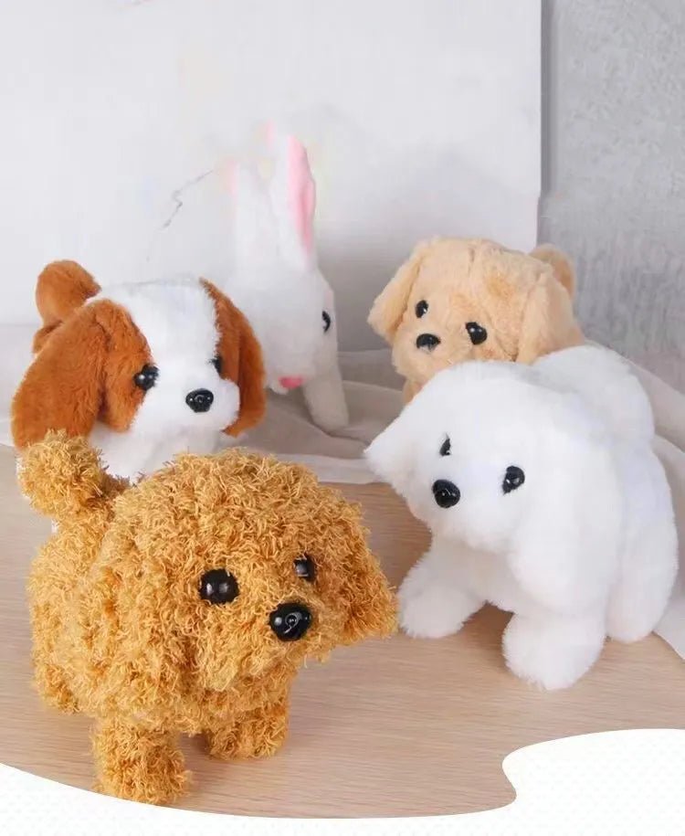 Interactive Walking & Barking Plush Puppy - Montessori Toy