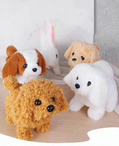 Interactive Walking & Barking Plush Puppy - Montessori Toy