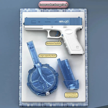 Full-Automatic Electric Water Blaster - Sporty Pistol-Style Toy