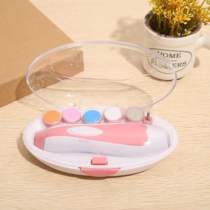 6-in-1 Electric Baby Nail Trimmer & Manicure Kit