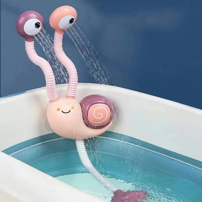 Snail Spraying Faucet Bath Toy, Electric Water Game for Babies