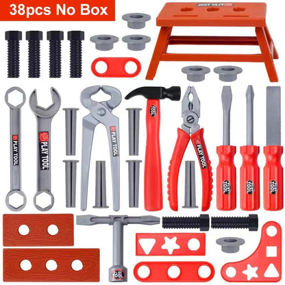 Kids Electric Toy Drill Tool Set: Pretend Construction Play
