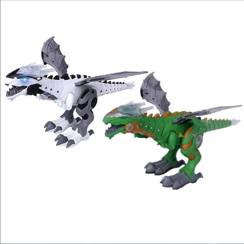 Walking Spray Dinosaur Robot With Light Sound Mechanical Dinosaurs Model Toys