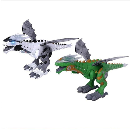 Walking Spray Dinosaur Robot With Light Sound Mechanical Dinosaurs Model Toys