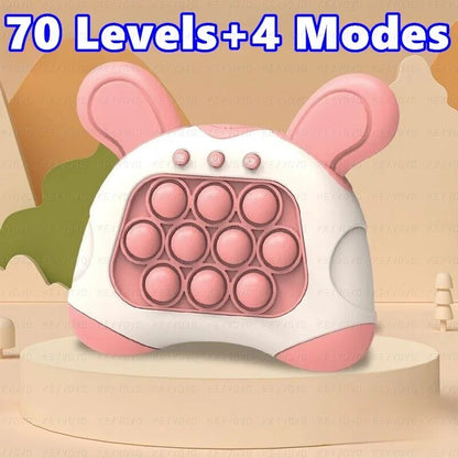 Electronic Pop Game Console - Light Up Bubble Fidget Toy